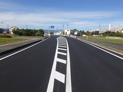県道切削オーバーレイ竣工